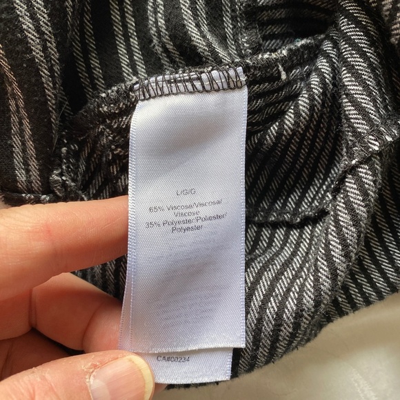 DKNY Black and White Striped Mini Dress - Picture 8 of 14